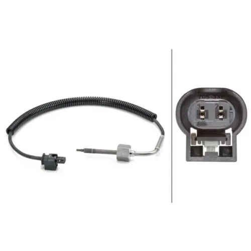 Érzékelő, Kipufogógáz Hőmérséklet - HELLA (6PT014494-131)