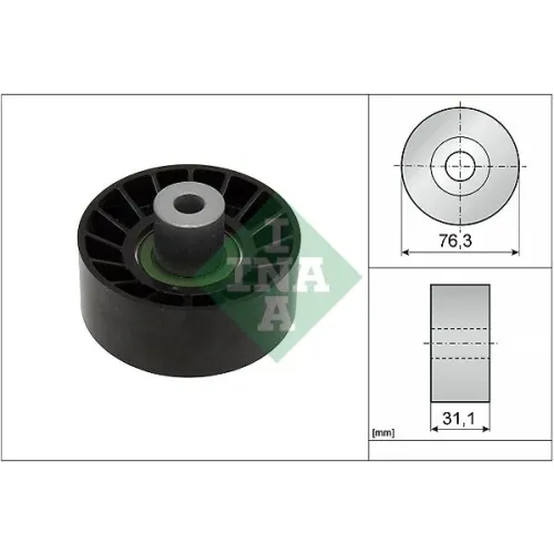 Szíjtárcsa/Vezetőgörgő, Hosszbordás Szíj - Schaeffler INA (532077610)