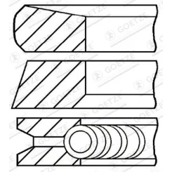 PierCienie Tłokowe Renault Espace - GOETZE ENGINE (08-127400-00)