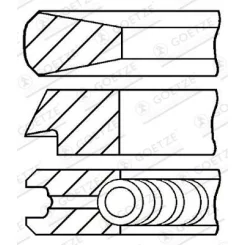 PierCienie Tłokowe Bmw 1 - GOETZE ENGINE (08-114400-40)