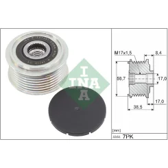 Generátor Szabadonfutó - Schaeffler INA (535031810)