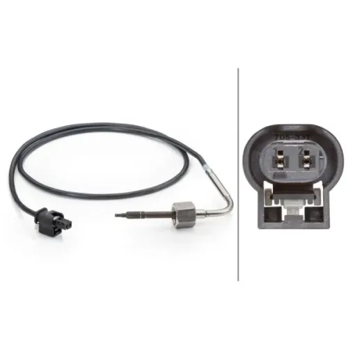 Érzékelő, Kipufogógáz Hőmérséklet - HELLA (6PT014494-091)