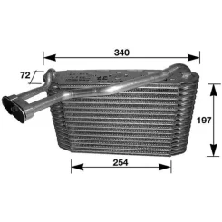 Párologtató, Klímaberendezés - MAHLE (AE34000S)