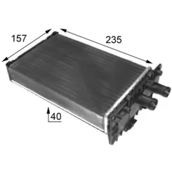 Hőcserélő, Belső Tér Fűtés - MAHLE (AH48000S)