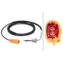 Érzékelő, Kipufogógáz Hőmérséklet - HELLA (6PT014494-281)