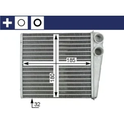 Hőcserélő, Belső Tér Fűtés - MAHLE (AH208000S)