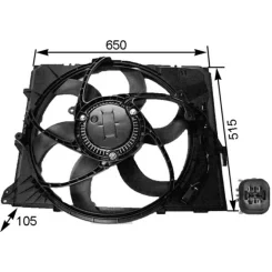 Ventilátor, Motorhűtés - MAHLE (CFF264000S)