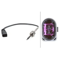 Érzékelő, Kipufogógáz Hőmérséklet - HELLA (6PT014494-161)