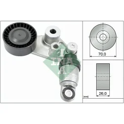 Szíjfeszítő, Hosszbordás Szíj - Schaeffler INA (534029710)