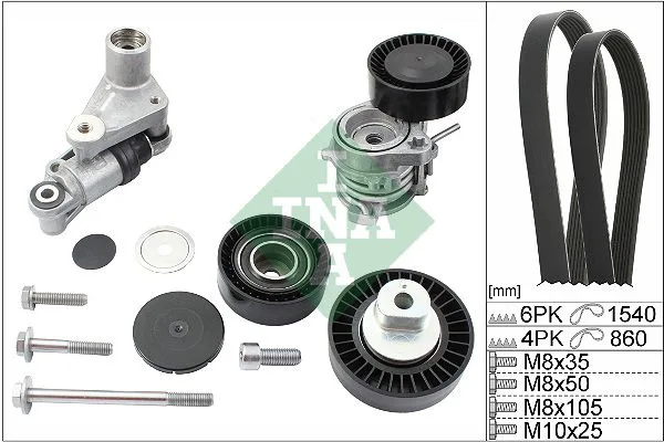 Hosszbordás Szíj Készlet - Schaeffler INA (529005310)