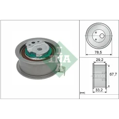 Feszítő, Fogasszíj - Schaeffler INA (531092710)