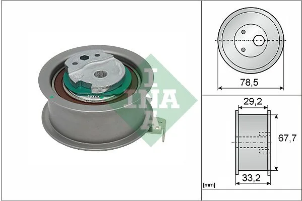 Feszítő, Fogasszíj - Schaeffler INA (531092710)
