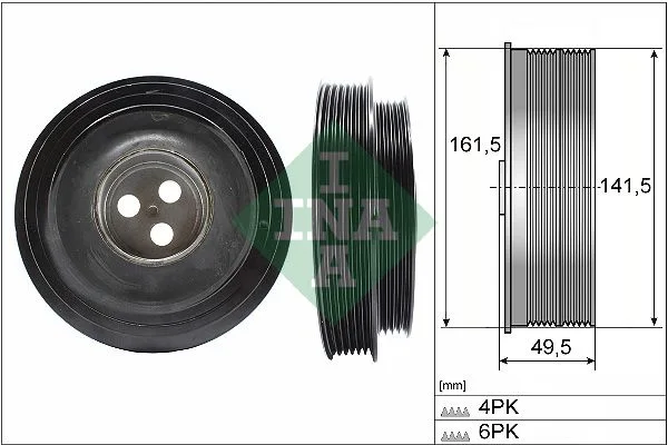 Szíjtárcsa, Főtengely - Schaeffler INA (544016610)