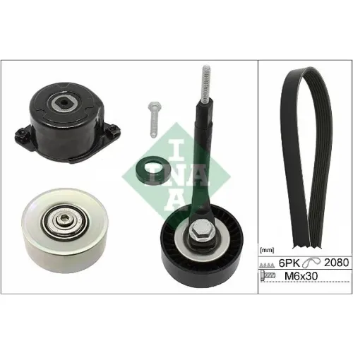 Hosszbordás Szíj Készlet - Schaeffler INA (529031410)
