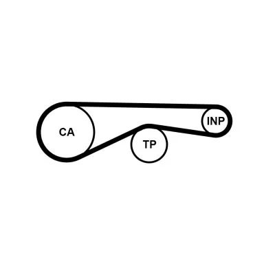 Fogasszíj - CONTINENTAL CTAM (CT1194)