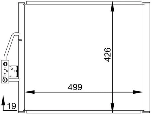 Kondenzátor, Klíma - MAHLE (AC277000S)