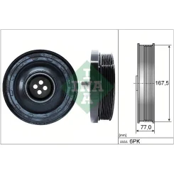 Szíjtárcsa, Főtengely - Schaeffler INA (544013710)