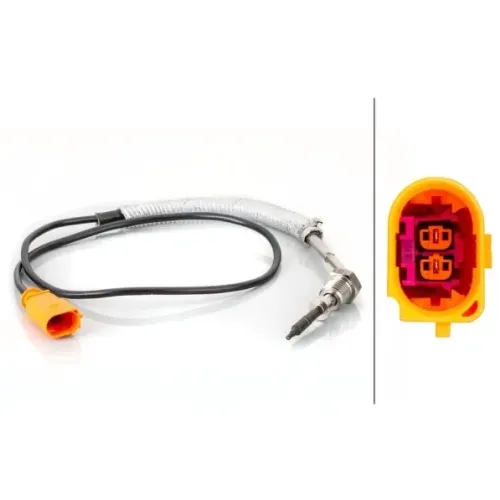 Érzékelő, Kipufogógáz-Hőmérséklet - HELLA (6PT014495-071)