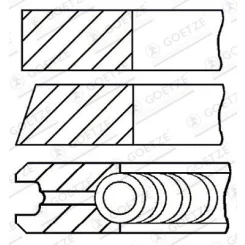 PierCienie Tłokowe Fiat Panda 1,3Mjt 10- Std - GOETZE ENGINE (08-435700-00)