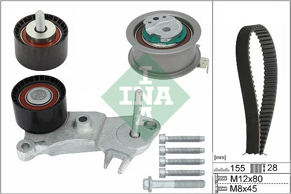 Fogasszíjkészlet - Schaeffler INA (530076210)