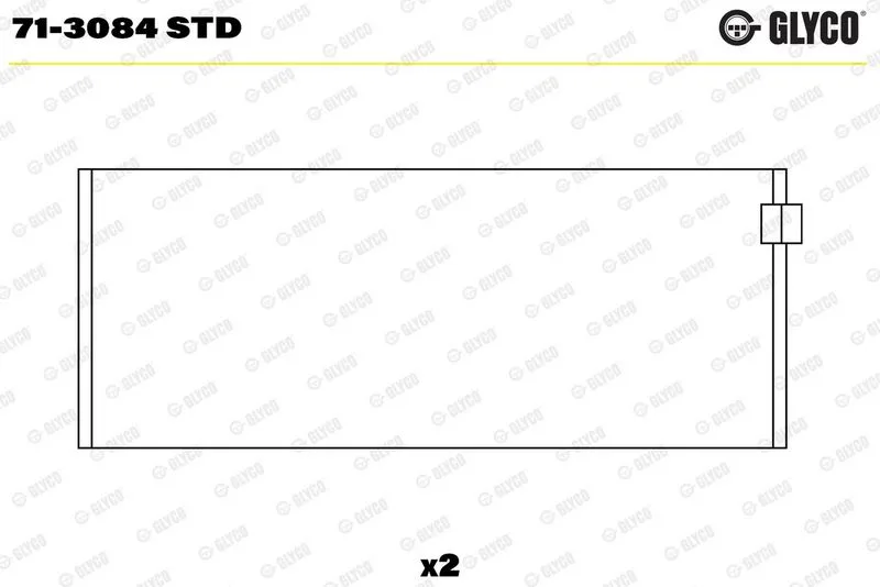 Hajtókar Csapágy - GLYCO (71-3084 STD)