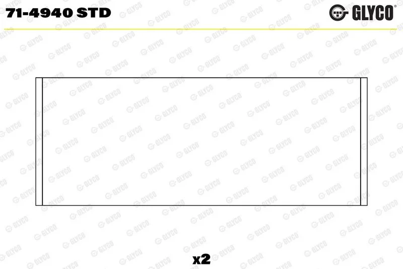 Hajtókar Csapágy - GLYCO (71-4940 STD)