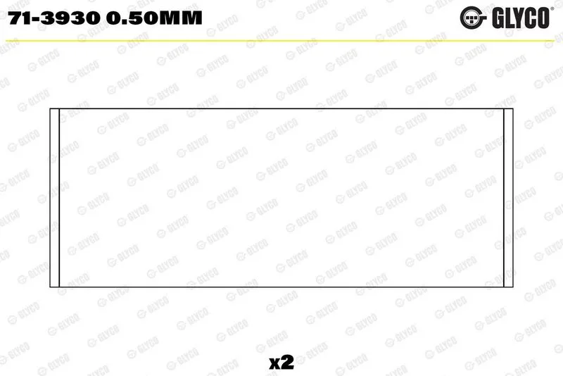 Hajtókar Csapágy - GLYCO (71-3930 0.50MM)