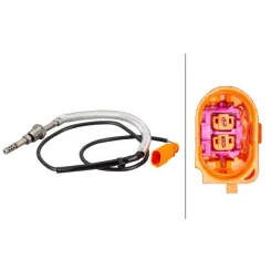 Érzékelő, Kipufogógáz-Hőmérséklet - HELLA (6PT010376-211)