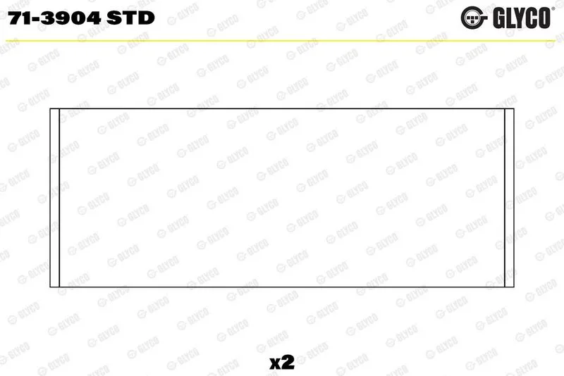 Hajtókar Csapágy - GLYCO (71-3904 STD)