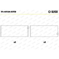Hajtókar Csapágy - GLYCO (71-4724 STD)