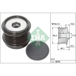 Generátor Szabadonfutó - Schaeffler INA (535031010)