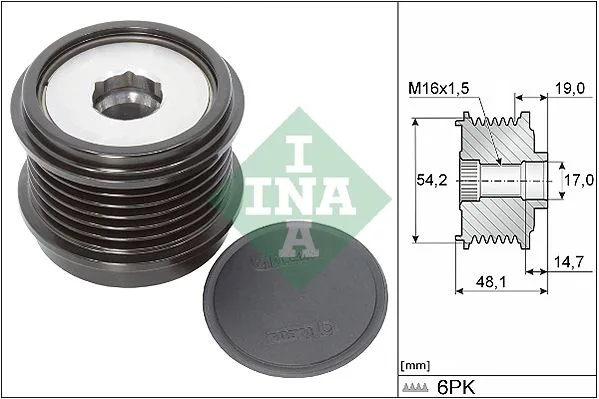Generátor Szabadonfutó - Schaeffler INA (535031010)
