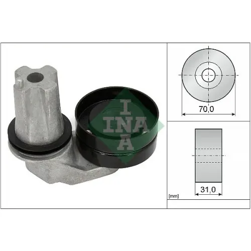 Szíjfeszítő, Hosszbordás Szíj - Schaeffler INA (534069410)