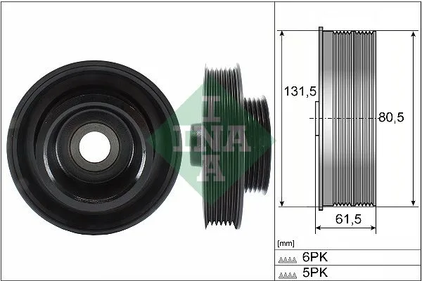 Szíjtárcsa, Főtengely - Schaeffler INA (544014110)