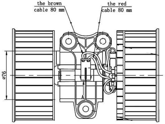 Utastér-Ventilátor - MAHLE (AB81000S)