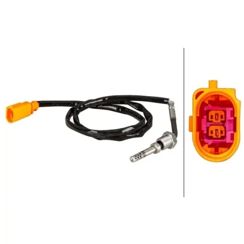 Érzékelő, Kipufogógáz-Hőmérséklet - HELLA (6PT010376-181)