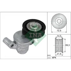 Szíjfeszítő, Hosszbordás Szíj - Schaeffler INA (534070510)