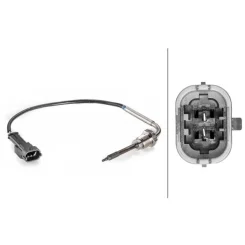 Érzékelő, Kipufogógáz-Hőmérséklet - HELLA (6PT014494-371)