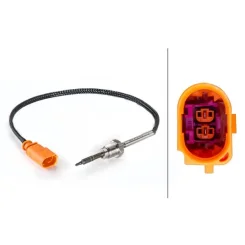 Érzékelő, Kipufogógáz-Hőmérséklet - HELLA (6PT014494-321)