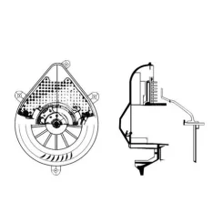 Utastér-Ventilátor - MAHLE (AB72000P)