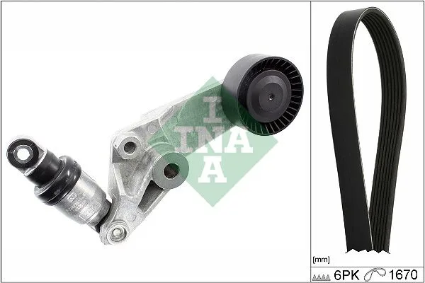 Hosszbordás Szíj Készlet - Schaeffler INA (529047410)