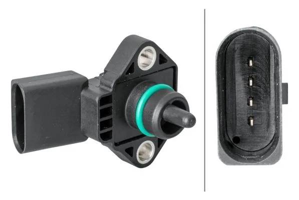 Érzékelő, Töltőnyomás - HELLA (6PP358152-011)