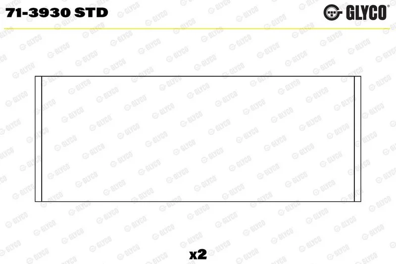 Hajtókar Csapágy - GLYCO (71-3930 STD)