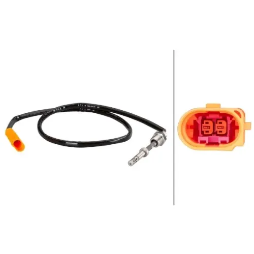 Érzékelő, Kipufogógáz-Hőmérséklet - HELLA (6PT010376-101)