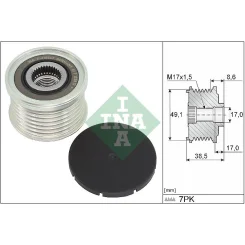 Generátor Szabadonfutó - Schaeffler INA (535034410)
