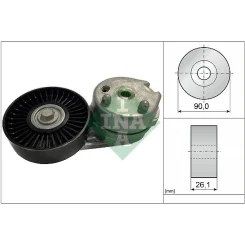 Szíjfeszítő, Hosszbordás Szíj - Schaeffler INA (534066810)