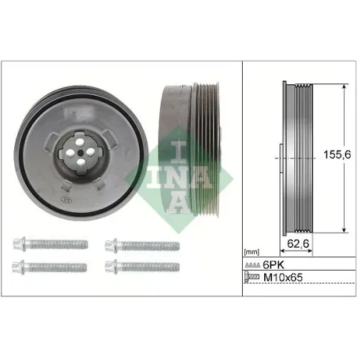 Szíjtárcsa Készlet, Forgattyús Tengely - Schaeffler INA (544050120)
