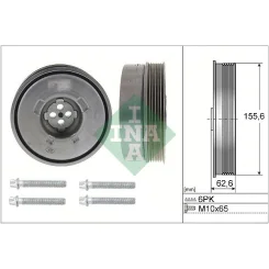 Szíjtárcsa Készlet, Forgattyús Tengely - Schaeffler INA (544050120)