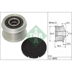 Generátor Szabadonfutó - Schaeffler INA (535032910)