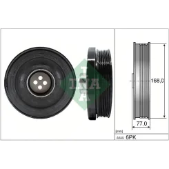 Szíjtárcsa, Főtengely - Schaeffler INA (544013010)